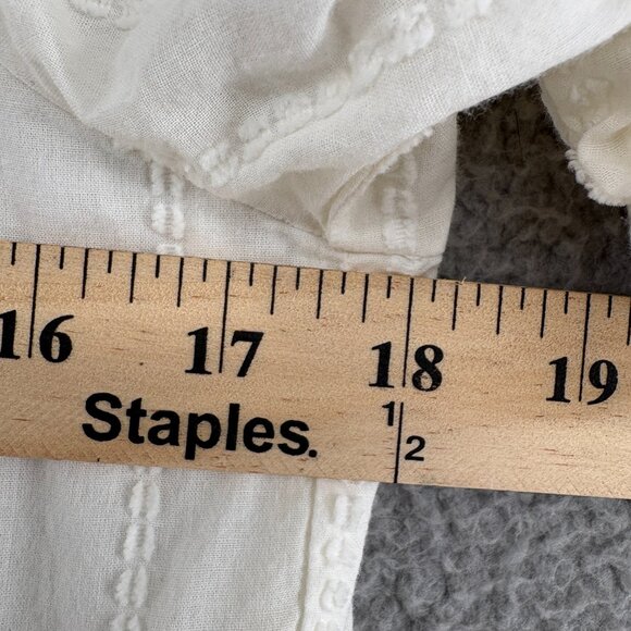 Madewell Textured Dot Tiered Midi Dress White Size Small - Picture 7 of 13